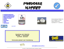 Tablet Screenshot of fahrschule-harff.eu